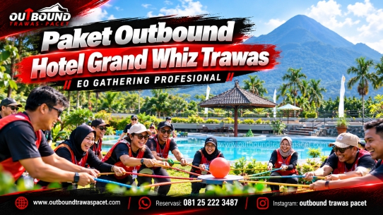 Kegiatan outbound Trawas Mojokerto bersama tim