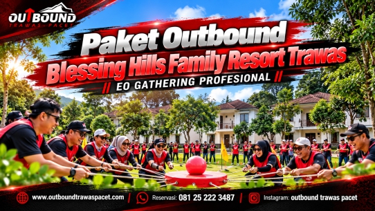 Kegiatan outbound Trawas Mojokerto bersama tim