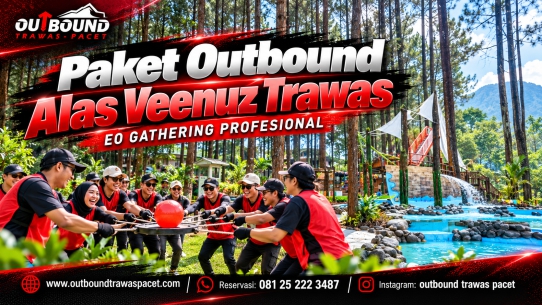 Kegiatan outbound Trawas Mojokerto bersama tim