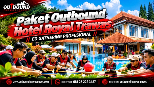 Kegiatan outbound Trawas Mojokerto bersama tim