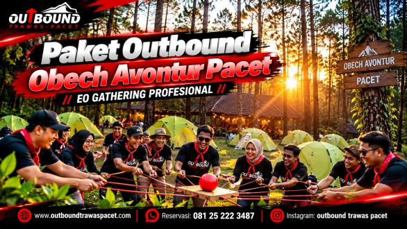 Kegiatan outbound Trawas Mojokerto bersama tim