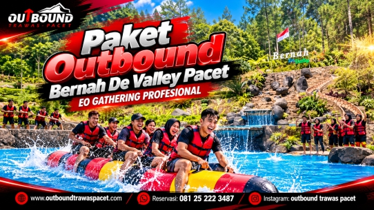 Kegiatan outbound Trawas Mojokerto bersama tim