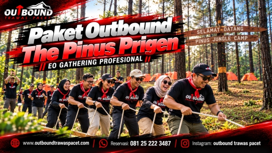 Kegiatan outbound Trawas Mojokerto bersama tim